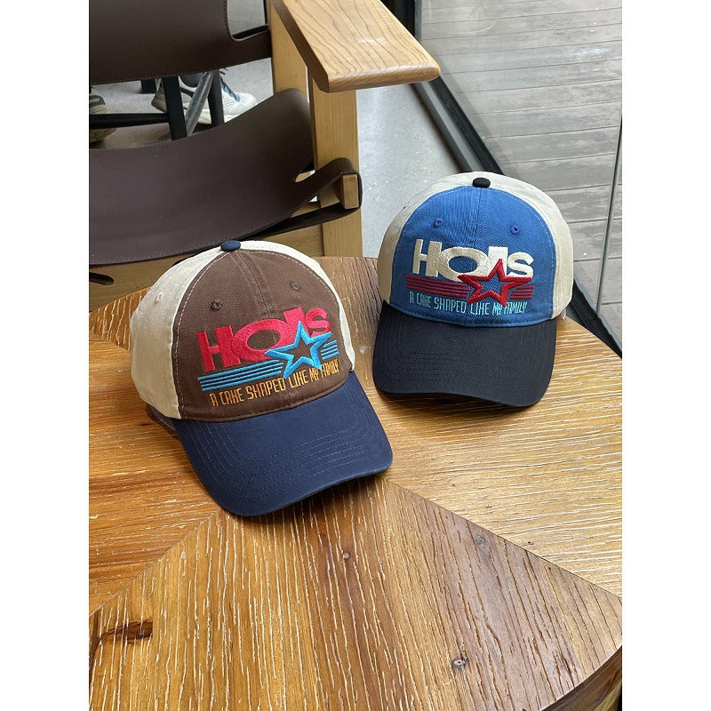 Herren Bestickte Grafik Trucker Cap Brehn