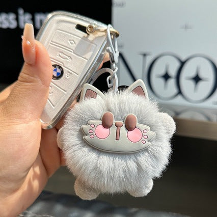 Flauschiger Schlüsselanhänger Charm Brehn