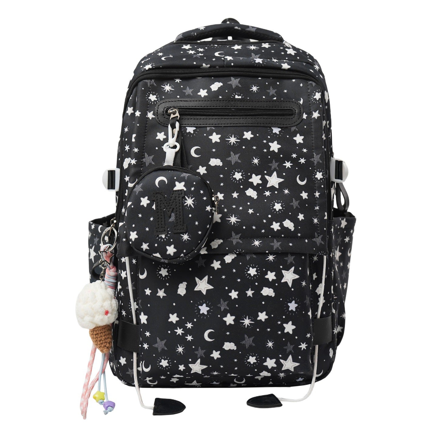 Verspielt Stern-Muster Rucksack