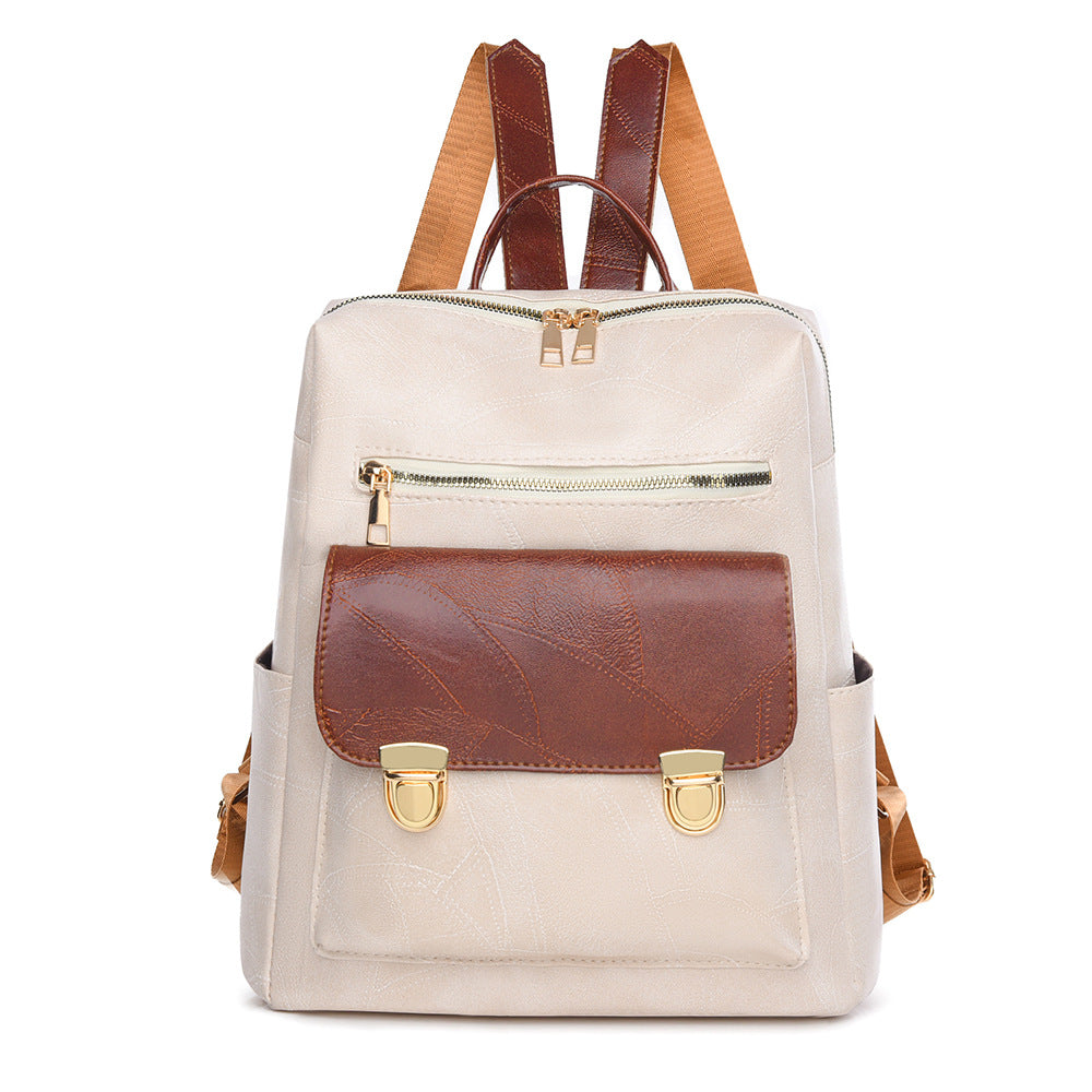 Stylischer Leder-Rucksack Brehn