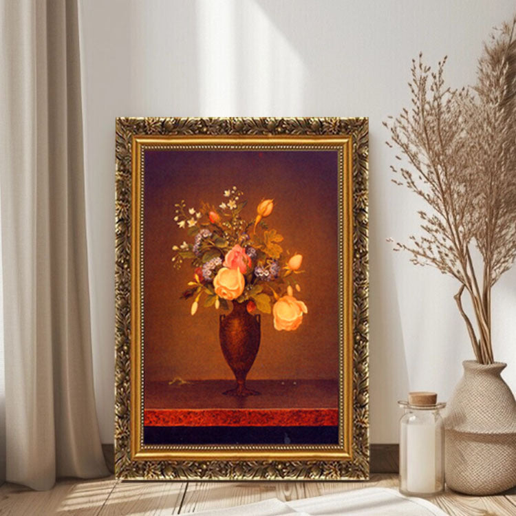 Vintage Blumen Kunstwerk