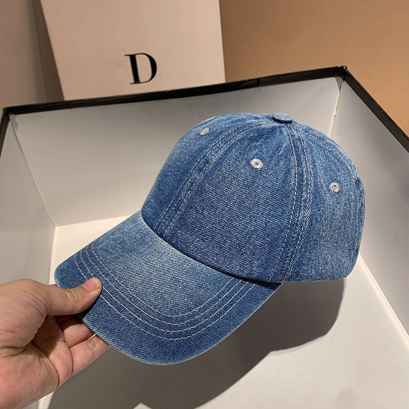Damen klassische Denim Baseballmütze Brehn
