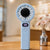 Damen Tragbarer Handventilator mit LCD-Display und USB-Ladefunktion Brehn