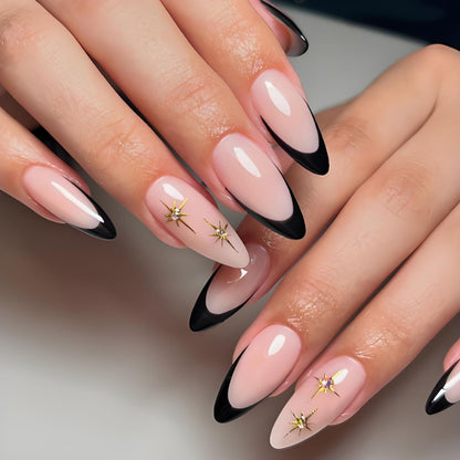 Kunstnagel Set mit eleganten Schleifen und Glamourösem Akzent Brehn
