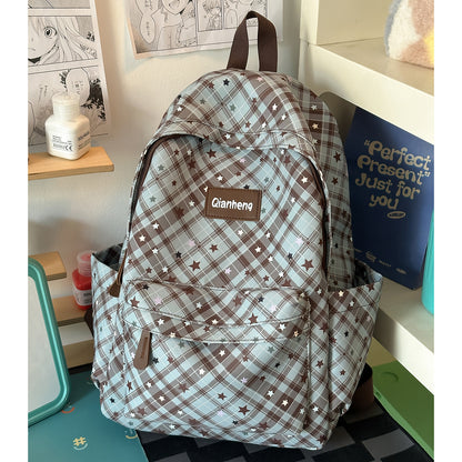 Stylische geometrisch gemusterte Rucksack Brehn