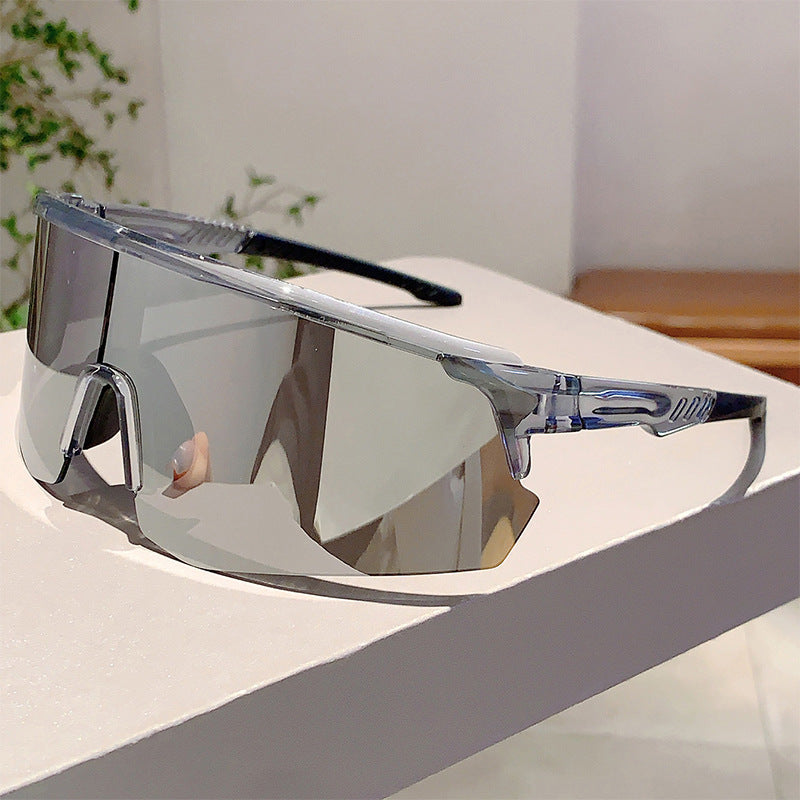 Unisex nan sportliche Performance-Sonnenbrille mit durchgehender Visierlinse und bruchsicherer Polycarbonatlinse Brehn