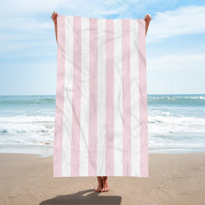 Strandtuch mit eleganten breiten Streifen Brehn