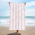 Strandtuch mit eleganten breiten Streifen Brehn
