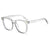 Oversized Transparente Rahmenbrille