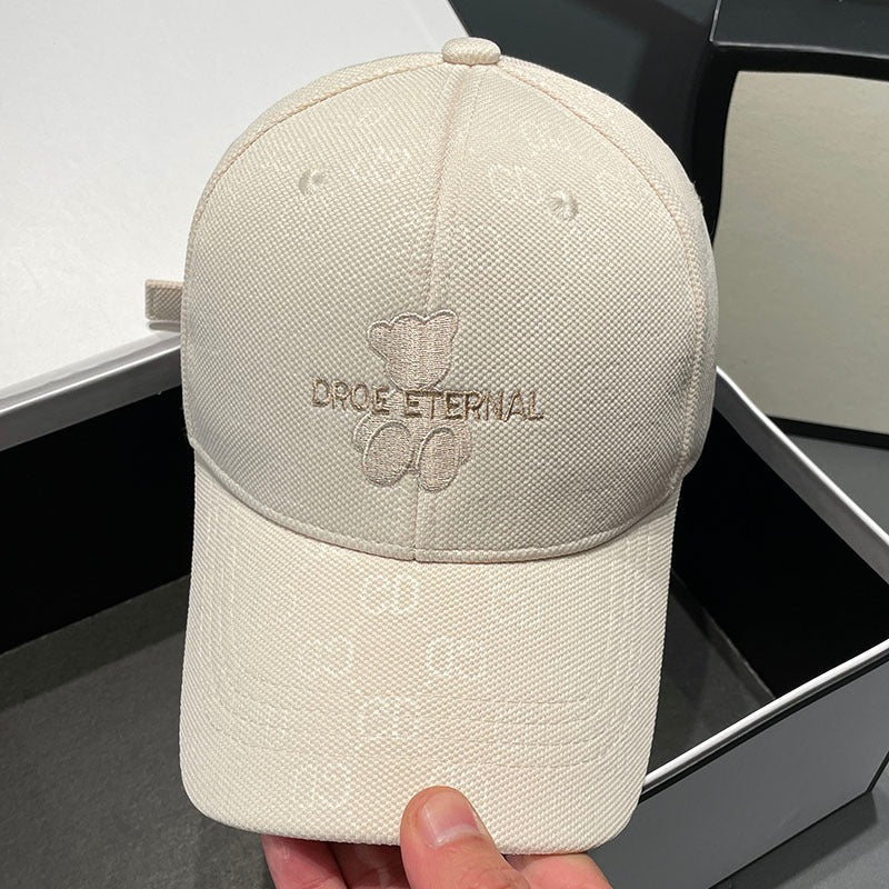 Unisex Texturierte Baumwoll-Baseballmütze Brehn