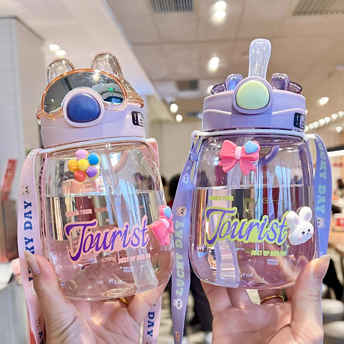 Damen Verspielte BPA-freie Trinkflasche mit einzigartigem Design Brehn