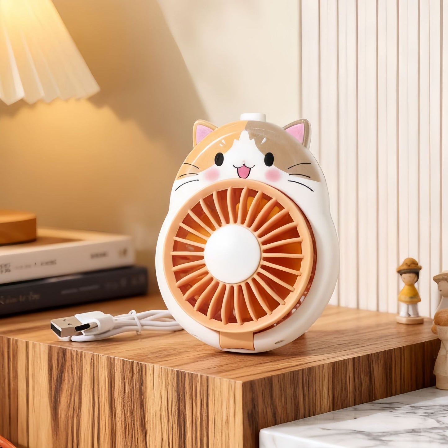 Damen Tragbarer Handventilator im niedlichen Entenmotiv Brehn