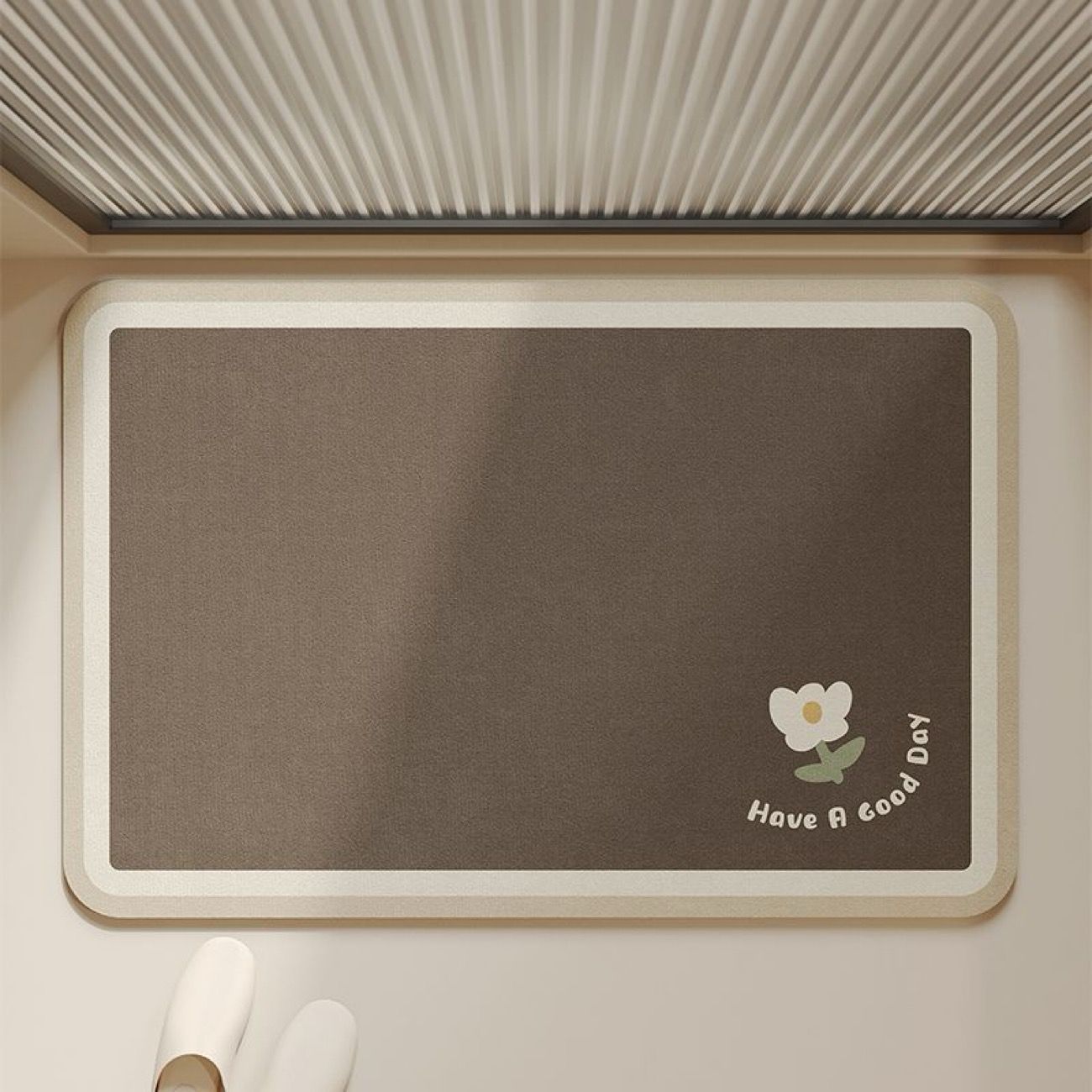 Elegante florale Druck Küchenmatte