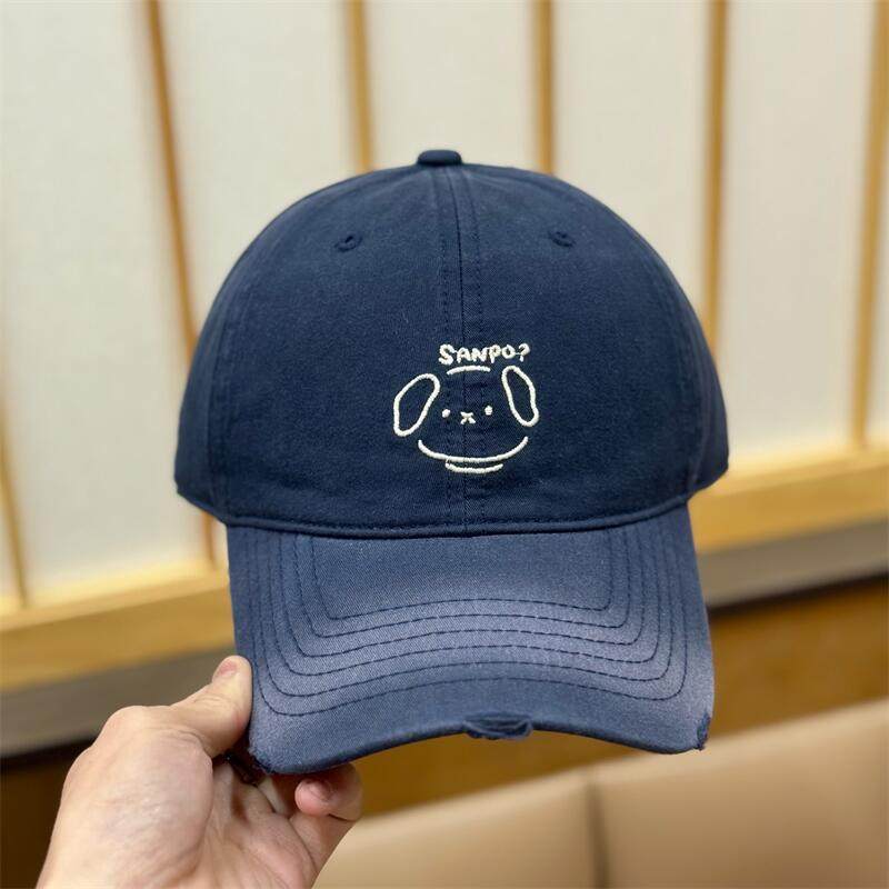 Damen Freizeit Charakter-Stickerei Baseball-Cap Brehn