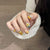 Blumenmotiv Press-On Nagelkunst Set Brehn