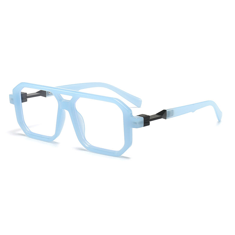 Damen stilvolle oversized Sonnenbrille mit geometrischem Rahmen Brehn