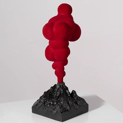 Vulkanischer Ausbruch Dekorative Skulptur