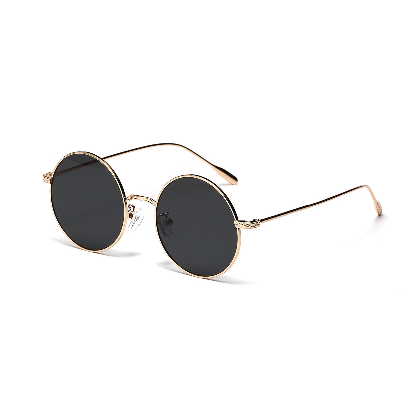 Damen runde modische Sonnenbrille mit glamourösem Rahmen Brehn