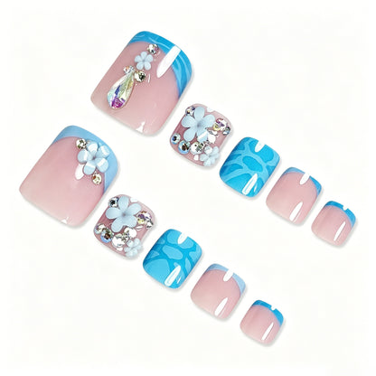 Floral Gemstone Pediküre Brehn