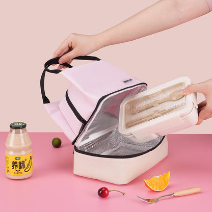 Isolierte Lunch-Tasche mit Mehrfächertdesign Brehn