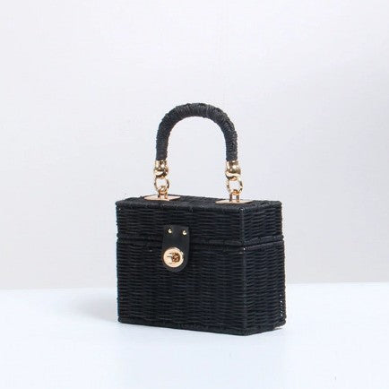 Damen Handtasche im strukturierten Korbdesign Brehn