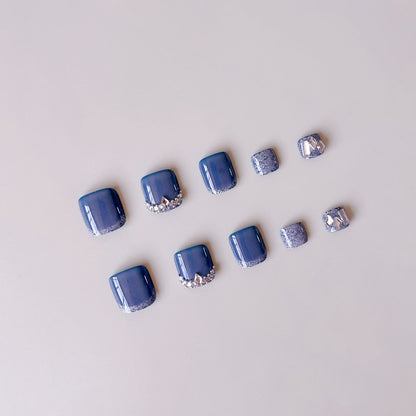 Kunstnagelset mit stilvollen 3D-Akzenten Brehn