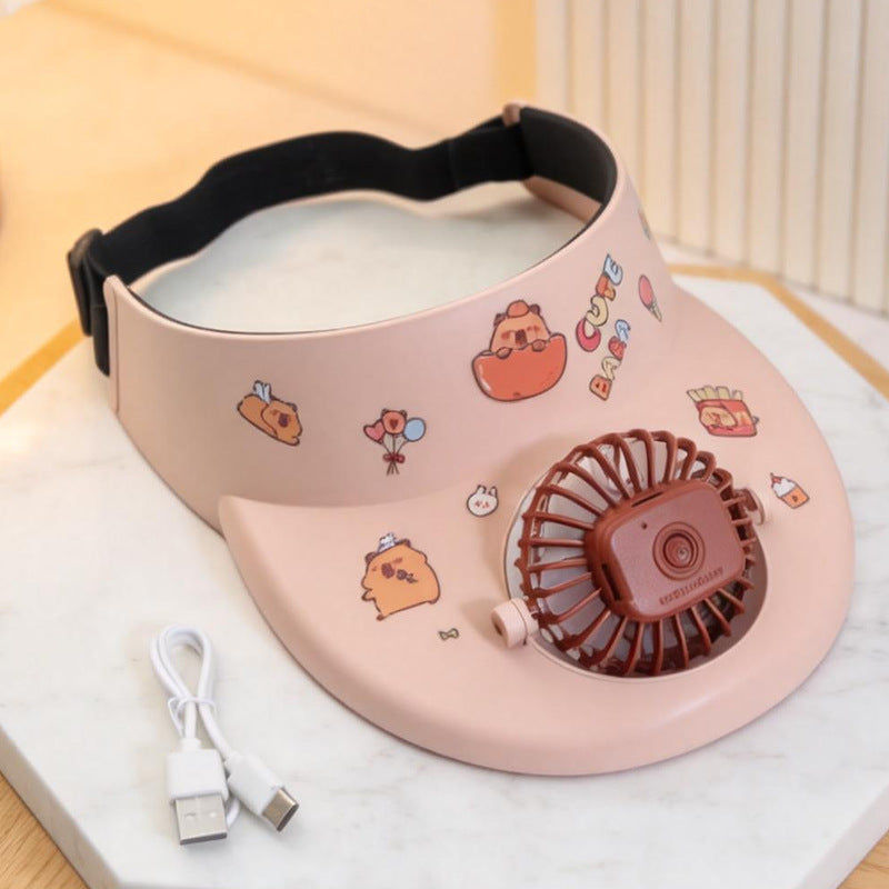 Damen Bequemer Tischventilator mit Verspielt Design Brehn