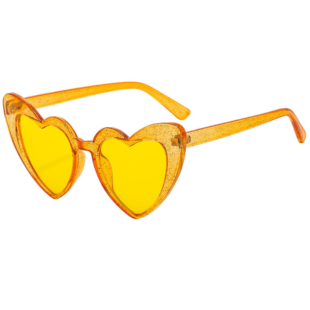Herzförmige Retro-Sonnenbrille Brehn