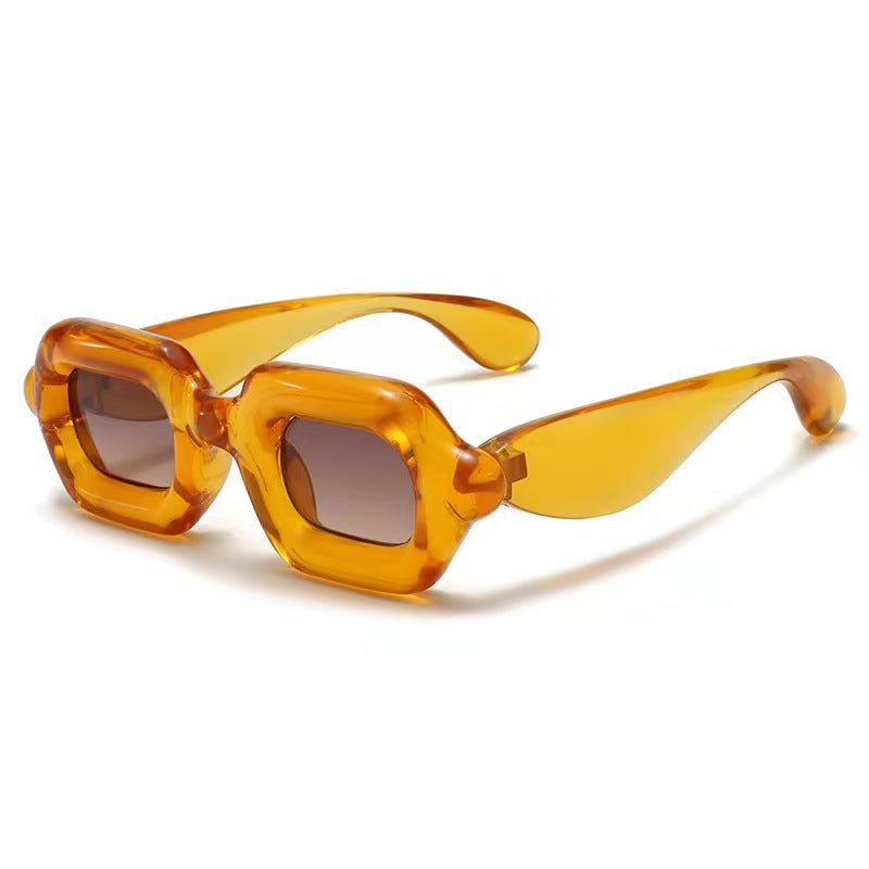 Damen modische Sonnenbrille im außergewöhnlichen Design Brehn