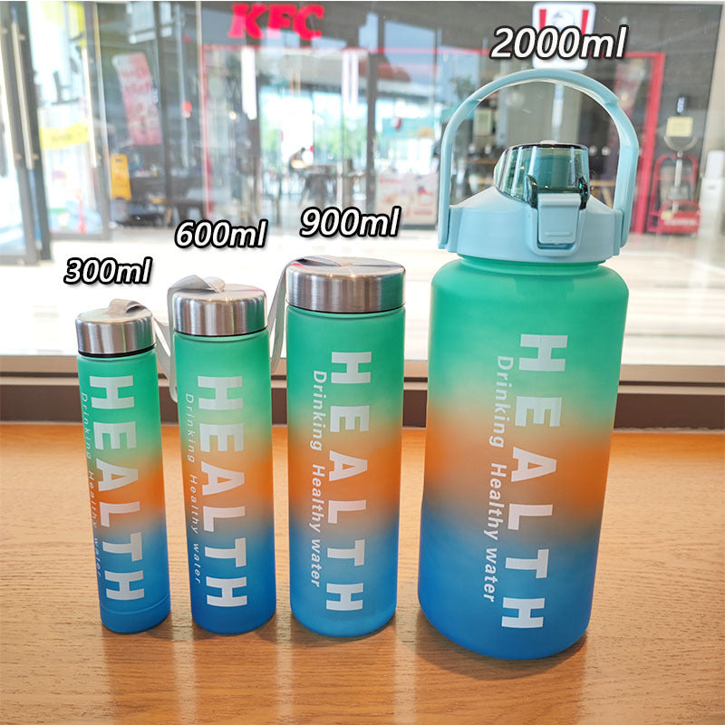 Damen isolierte Sporttrinkflasche mit ergonomischem Griff und auslaufsicherem Deckel Brehn