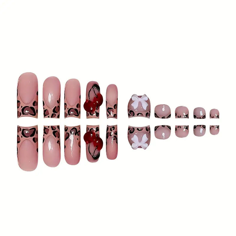 Florale Kunst Nagelset Brehn