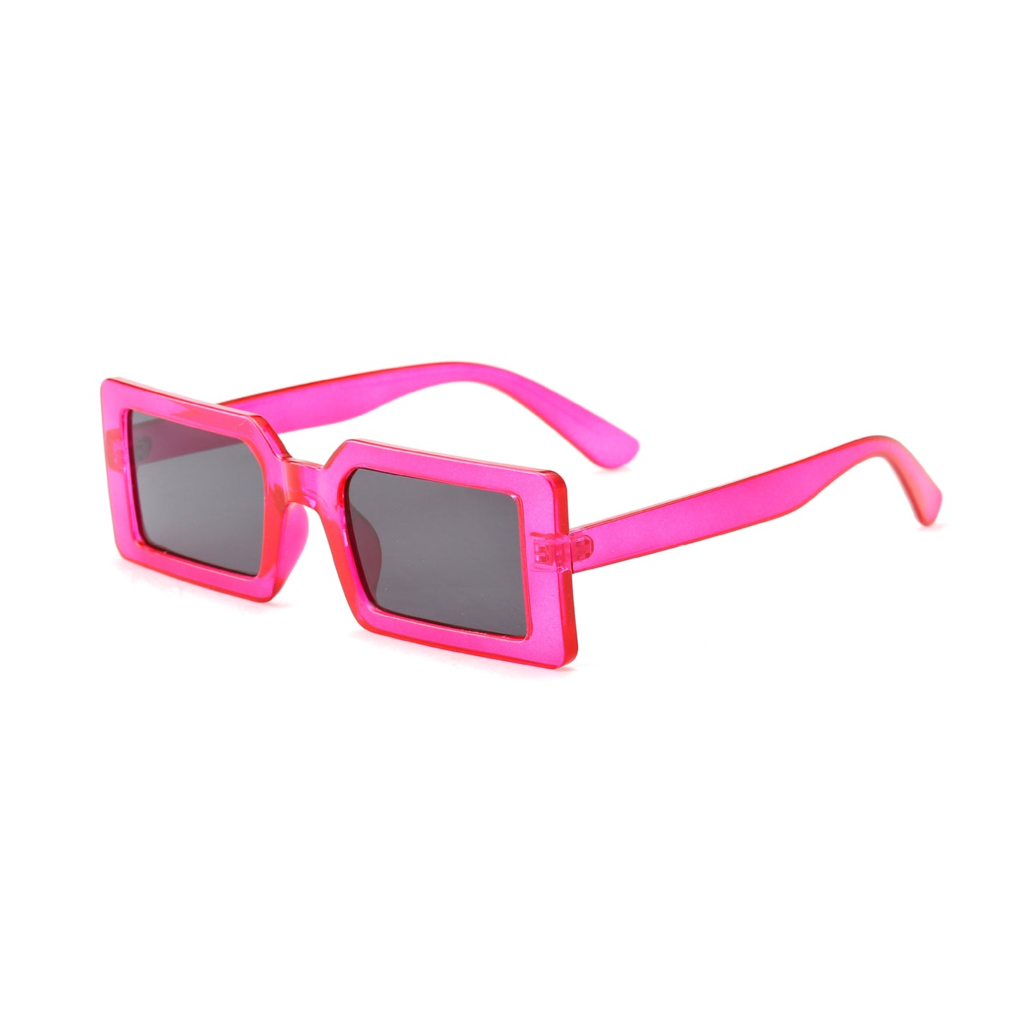 Damen quadratische Sonnenbrille mit modernem Transparentrahmen Brehn