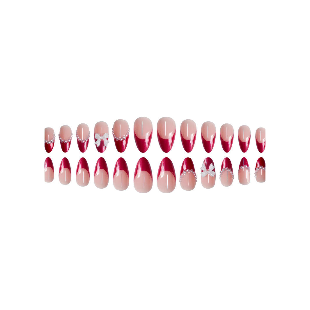 Elegante Stiletto Press-On Nagelkunst Brehn