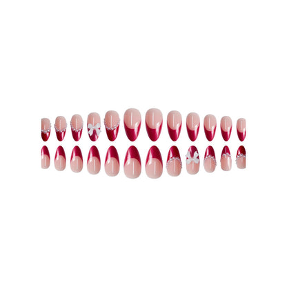 Elegante Stiletto Press-On Nagelkunst Brehn