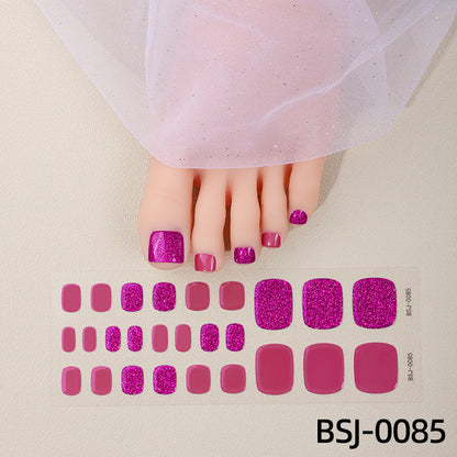 Elegante Fußnagelaufkleber