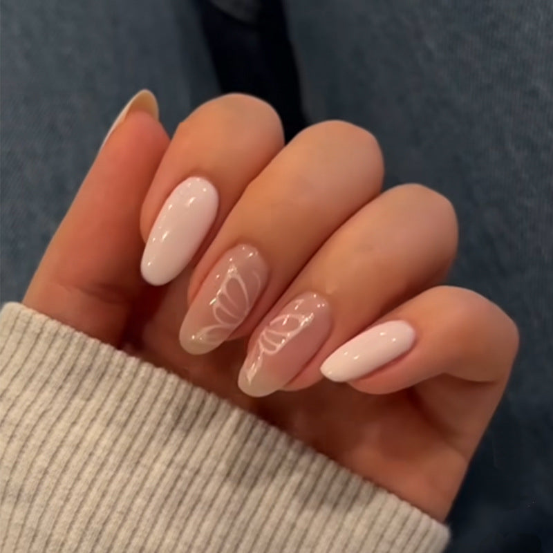 Glamouröse Glitzer-Stiletto Press-On Nägel Brehn