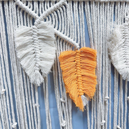 Makramee Blatt Wandbehang Brehn