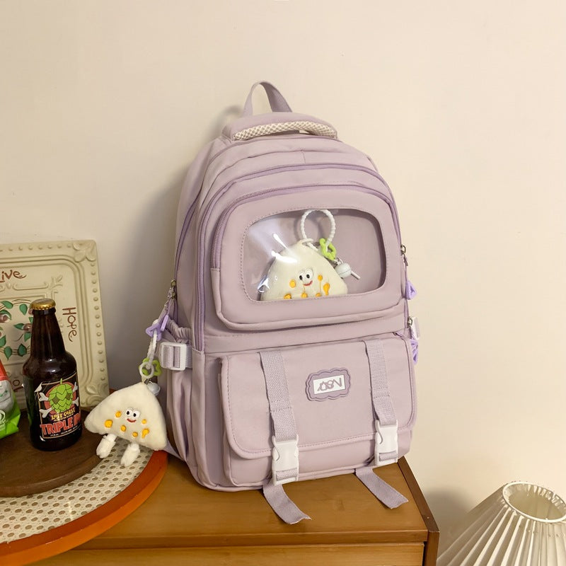 Multifunktionaler transparenter Schulrucksack