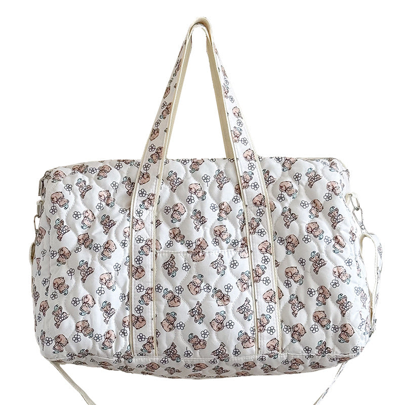 Gep quiltetes Muster Reisetasche