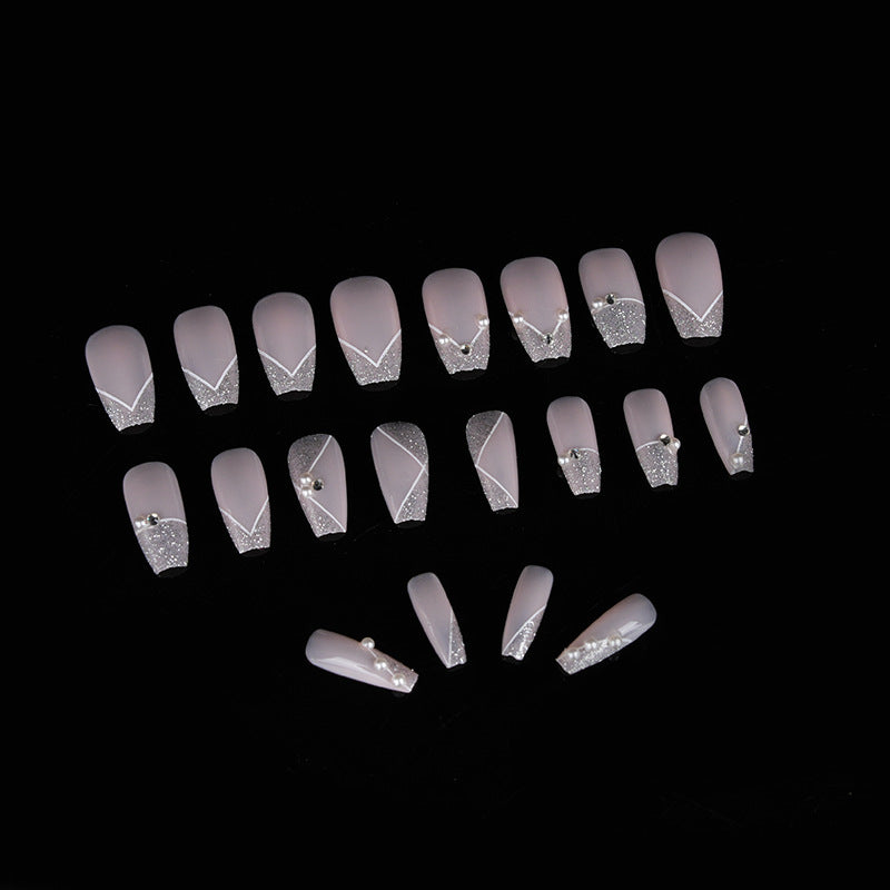 Elegante Matte Finish Press-On Nagelspitzen Brehn