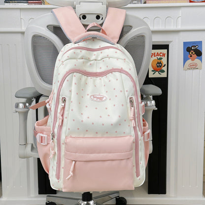 Chic multifunktionaler Schulrucksack mit Stern-Applikationen