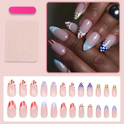 Kunstnagelset mit fröhlichen Motiven und kreativen Designs Brehn