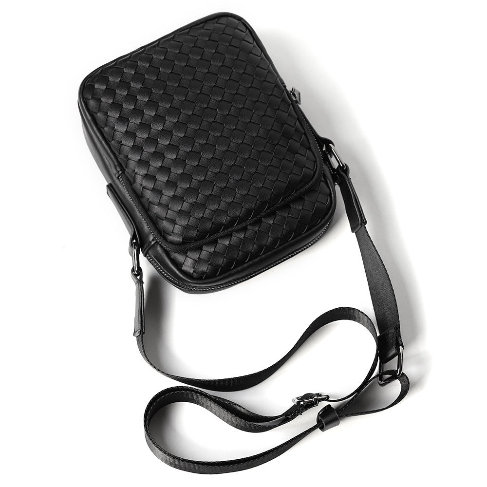 Praktische Crossbody-Tasche mit Geflochtenem Design Brehn