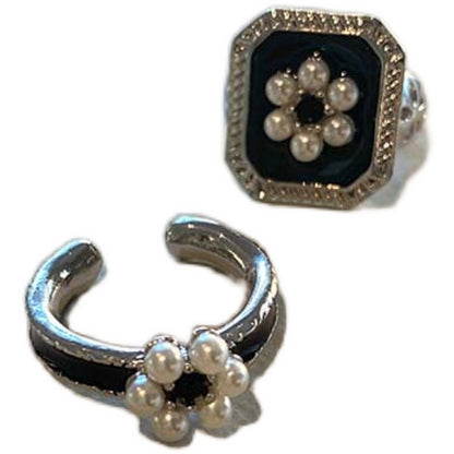 Elegante Vintage Perlen Statement Ring Brehn