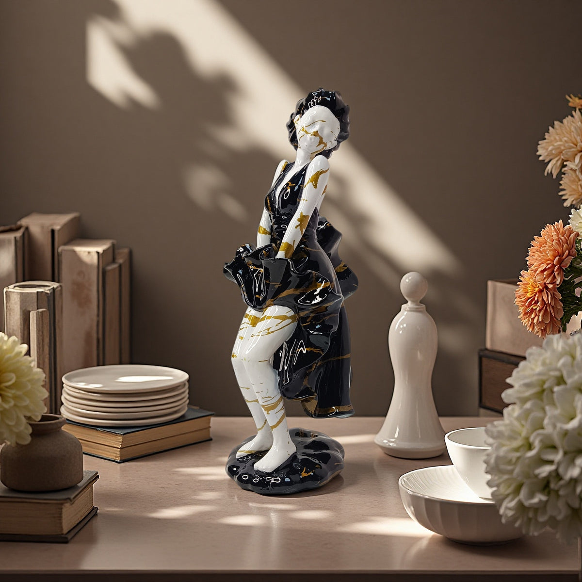 Kunstvolle Figur mit Stranddesign Brehn