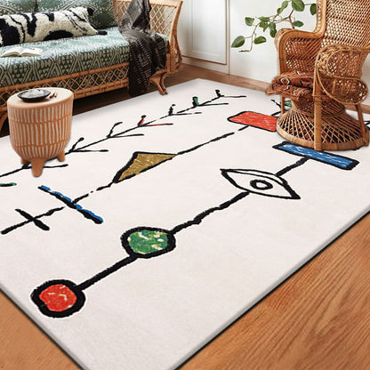 Modern Vintage-inspirierter dekorativer Teppich