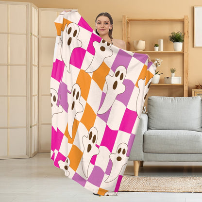 Gemütliche Halloween-Themen Fleece Decke