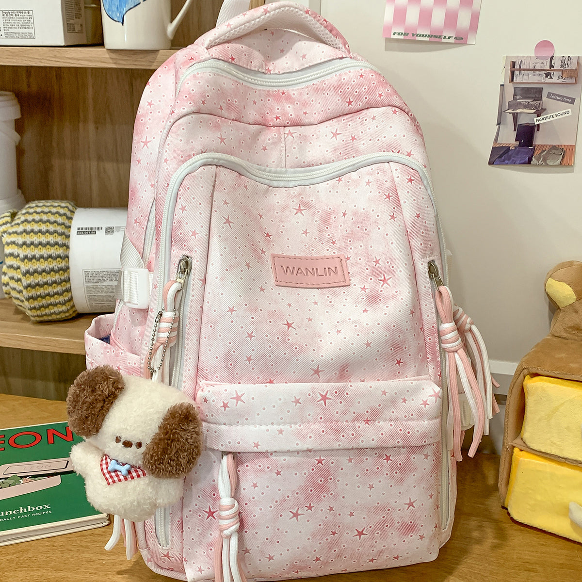 Stylische Sternmuster-Rucksack Brehn 1791205965