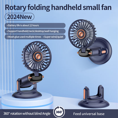 Tragbarer oszillierender Mini-Ventilator mit verstellbarem Halter Brehn