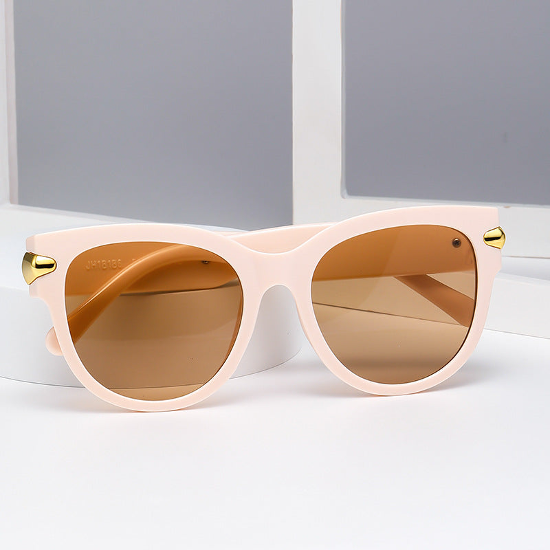 Damen Designer-Sonnenbrille mit innovativem, detailliertem Rahmen Brehn